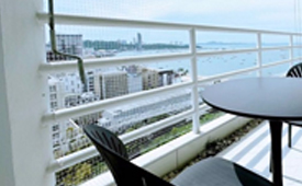 Renovated Pattaya condominium living area
